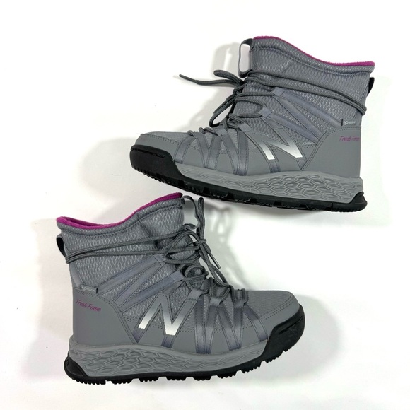 New Balance Fresh Foam Sneaker Boot Water Resistant Insulated Grey - Picture 1 of 7